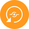 Icon for Geo-redundant backups 