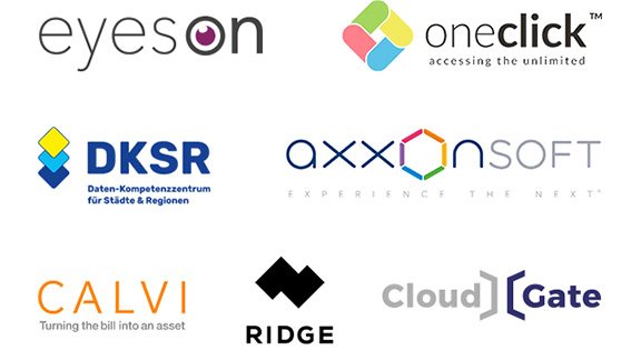 Logos of various T Cloud Public partners