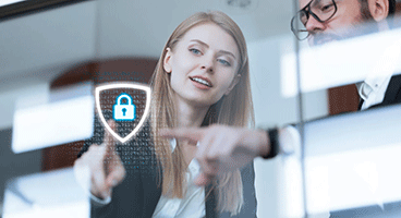 Magenta luminous paragraph sign as a symbol for professional secrecy holders
