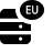  Icon mit Datenbank-Symbol und EU-Schriftzug