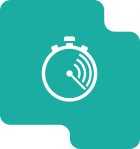 Icon with stop watch