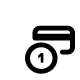 Schwarzes Icon mit Hochhaus