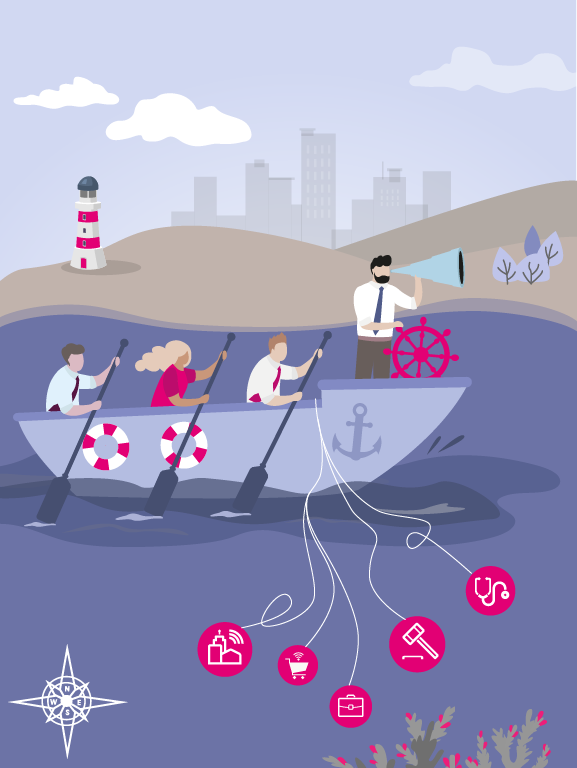 Illustration Business Navigator: Customer & Projects