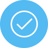 Icon with hook in a circle