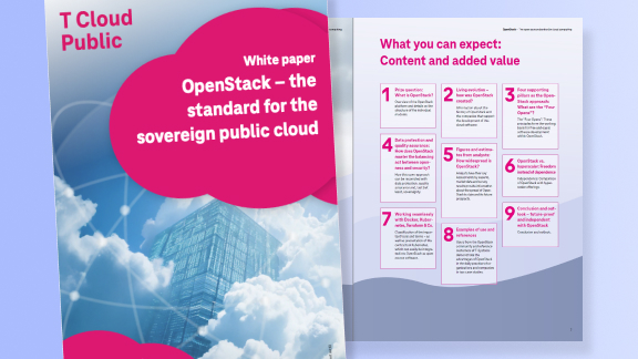 Preview image of an OpenStack white paper showing the cover and content overview.