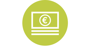 Euro bills icon