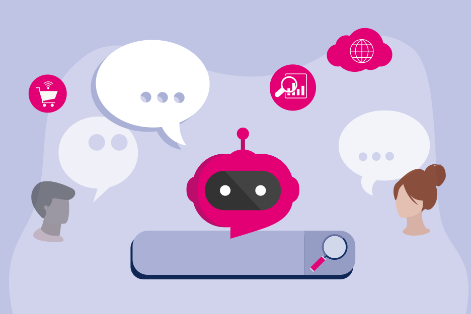 Illustration des T Cloud Public Chatbots